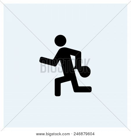 Burglar Icon Vector Icon On White Background. Burglar Icon Modern Icon For Graphic And Web Design. B