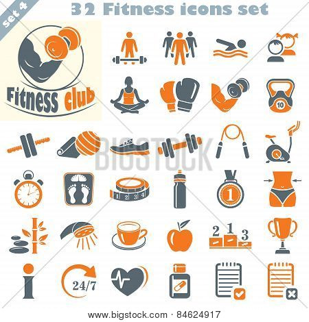 Fitness Icons Set (4)