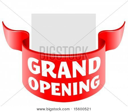 grand opening ribbon