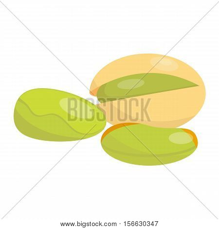 Heap of various kinds of nuts. Pile of nuts pistachios nut isolated on white. Pile of nuts organic healthy seed ingredient and pile of nuts heap nature nuts.