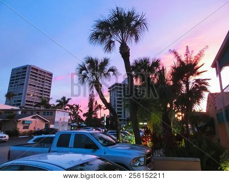 Siesta Key, Usa - May 11, 2018: The Beach Hotel Or Siesta Beach Resort And Suites At Siesta Key At F