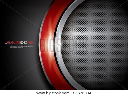 vector of abstract metallic background