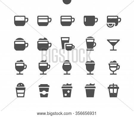 Coffee Ui Pixel Perfect Well-crafted Vector Solid Icons 48x48 Ready For 24x24 Grid For Web Graphics 