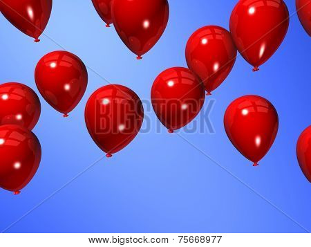 red balloons