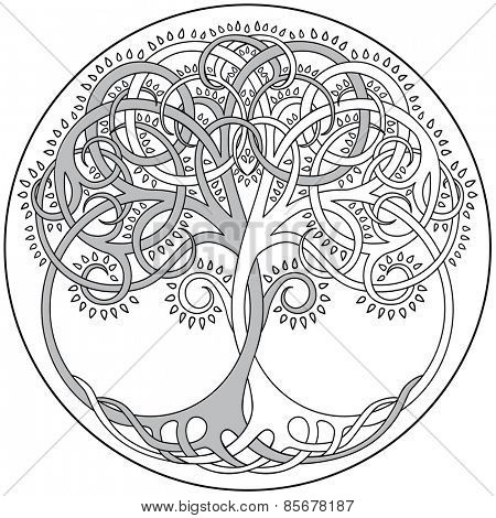 Vector Tree Of Life Emblem