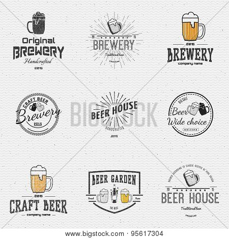 Beer badges logos and labels for any use