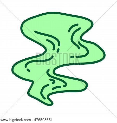 Stench Smell Color Icon Vector. Stench Smell Sign. Isolated Symbol Illustration