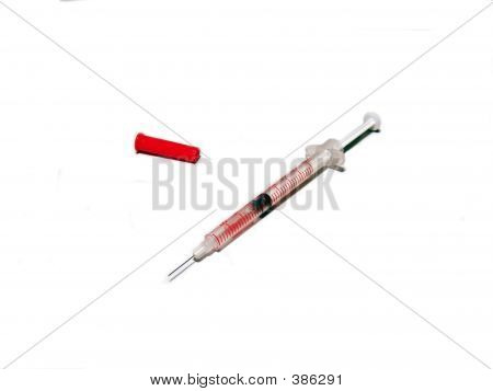 Isolated Insulin Syringe