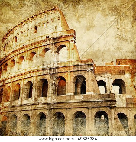 Colosseum - great italian landmarks series