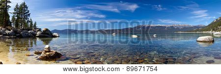 Lake Tahoe Panoramic Landscape