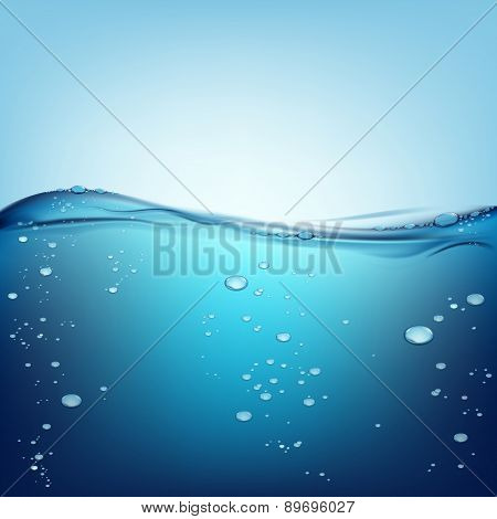 Water With Air Bubbles