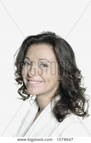 Portrait Of A Forty Years Old Woman