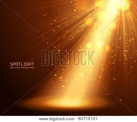 abstract spotlight background