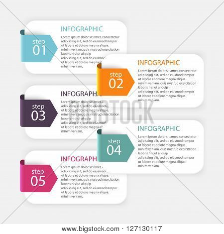 Vector Colorful Info Graphics For Your Business Presentations.