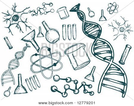 Science Doodles - Vector