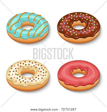 Donut dessert set