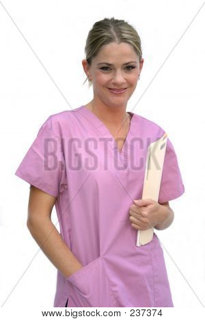 Woman In Scrubs