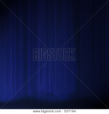 Blue Theatre Curtain Effect