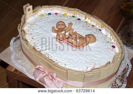 Baby birthday cake