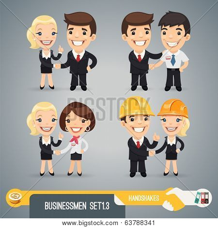 Businessmans Cartoon Characters Set1.3