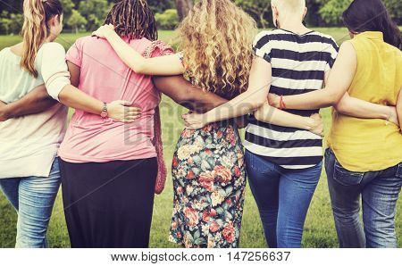 Women Female Feminism Lady Madam Friends Concept