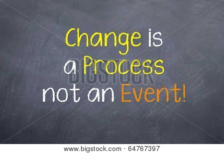 Change is a Process