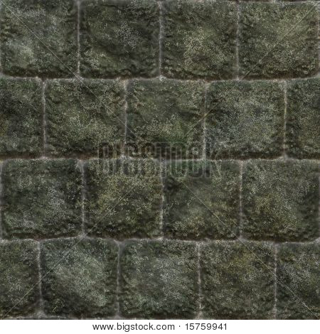 Seamless Stone Wall Background with Texture Rocks