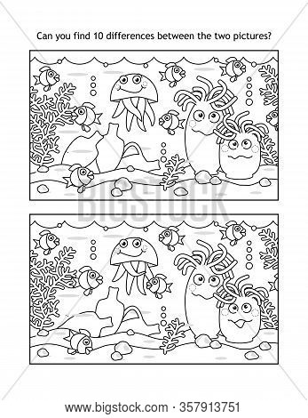 Find Ten Differences Vector & Photo (Free Trial) | Bigstock