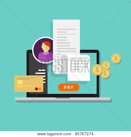 pay bills tax online receipt billing payment