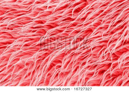 Red fur background.