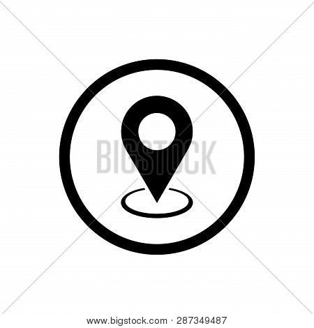 Location Pin Icon Vector On White Background. Map Pointe Icon, Navigation Icon, Location Pin Icon Mo