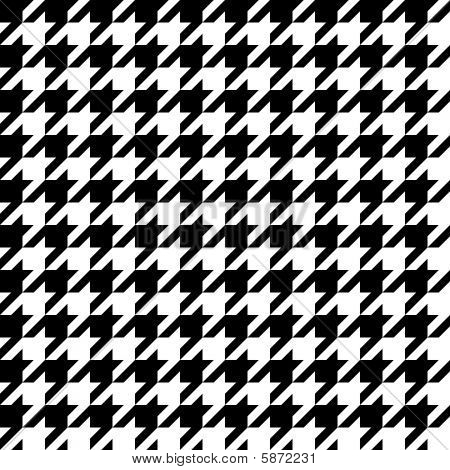 Houndstooth strak geweven