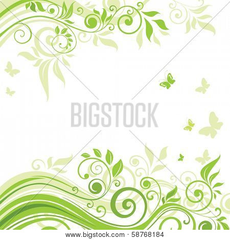 Spring green background