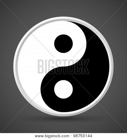 Yin Yang Symbol Icon