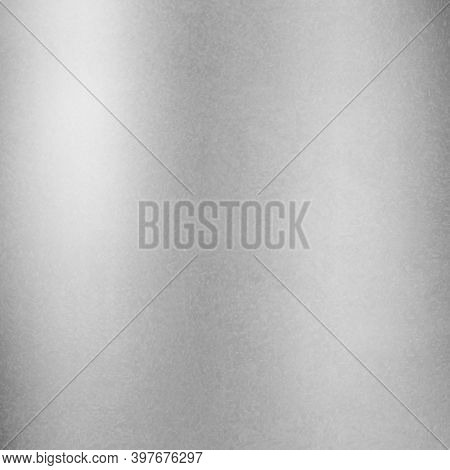 Silver Or Zinc Metal Background. Textured Zinc, Steel, Chrome Or Silver Background. Realistic Metal.