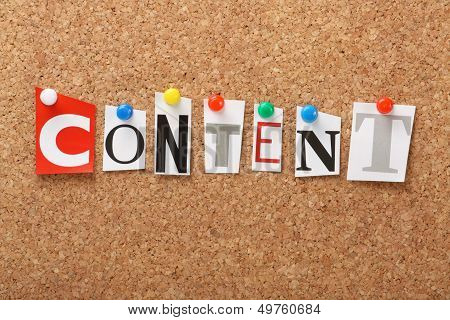 The word Content