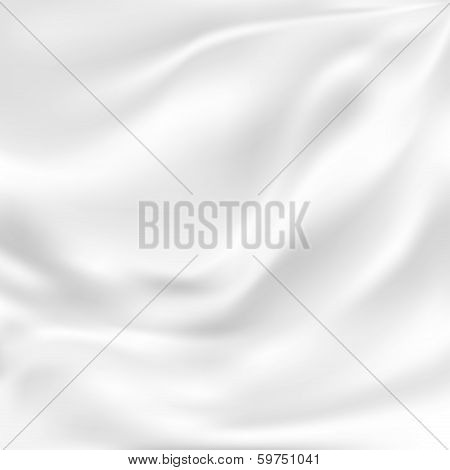 Abstract Vector Texture, White Silk