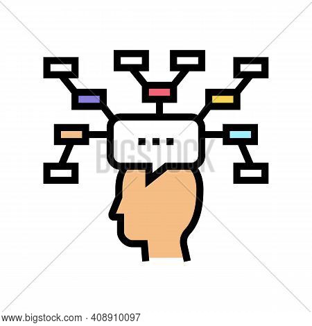 Decision Theory Color Icon Vector. Decision Theory Sign. Isolated Symbol Illustration