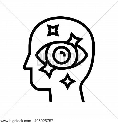 Aesthetics Philosophy Line Icon Vector. Aesthetics Philosophy Sign. Isolated Contour Symbol Black Il