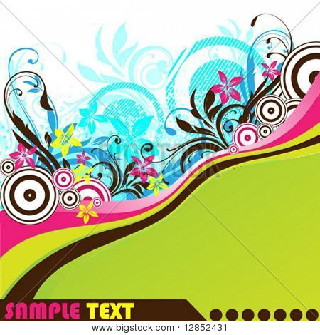 Abstract summer background for design.