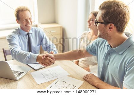 Couple Visiting Realtor