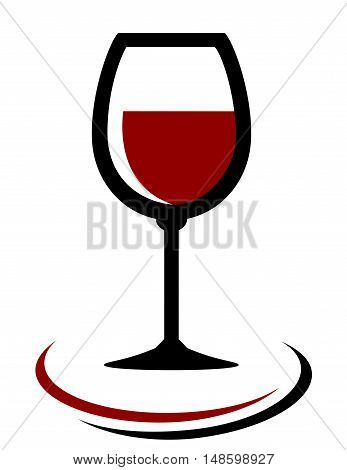 Red Wine Glass Icon