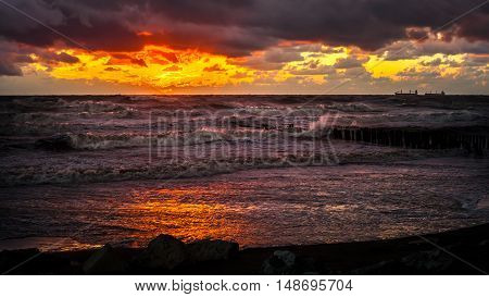 Sunset. Beautiful sunset Black sea. Gold sea sunset. Picture Sea sunset. Sea sunset background. Amazing sea sunset Sunset sea picture. Sunset sea waves. Summer sunset.