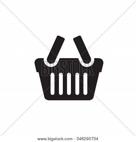 Shopping Basket Icon. Shopping Basket Vector, Shopping Basket Logo, Web Icons, Trolley Icon, Shoppin