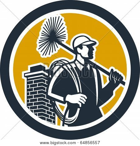 Chimney Sweeper Worker Retro