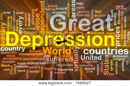 Great Depression Word Cloud Box Package