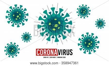 Coronavirus Covid-19 Background. Corona Virus Outbreak. 2019-ncov Pandemic. Stop Coronavirus Disease