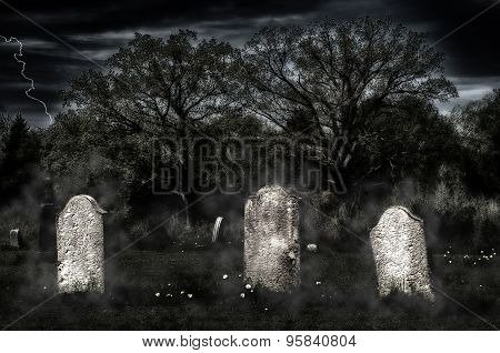 Spooky Old Cemetery