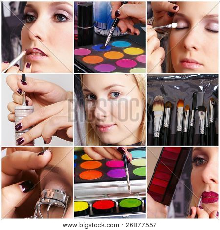 Make-up artist e la sua cliente