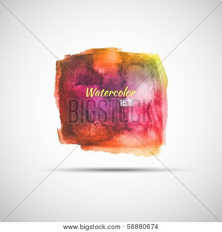 Abstract watercolor painted background